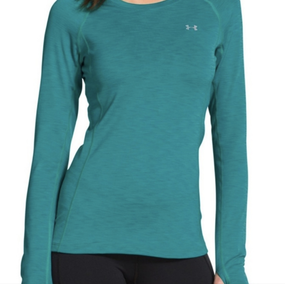 Under Armour Women's ColdGear® Fitted Crew Teal